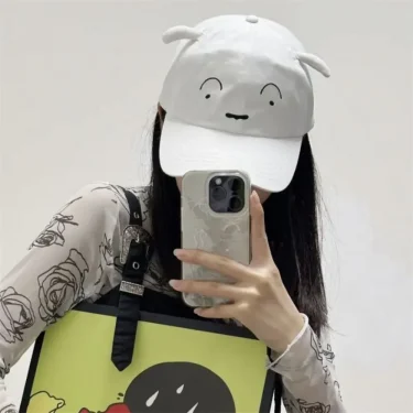 Crayon Shin-chan Cute Baseball Cap Summer Cartoon Duckbill Sun Protection Hat 3