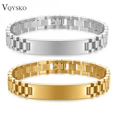 New Fashion Watch Chain 10mm Smooth Titanium Steel Bracelet for Men Customizable Personalized Male Gentleman Business Gift 1