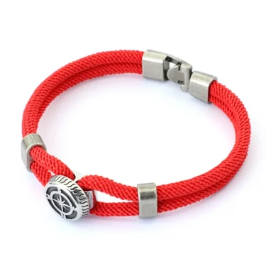 New Compass Bracelet Man Viking Nautical Rope Braslet Bangle Handmade Weaven Surfer Accessories Hombre Marine String Braclet 5