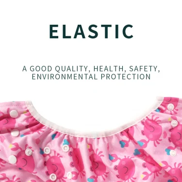 HappyFlute Baby Reusable 1PC Swimming Diapers Boys or Girls Cartoon Swimwear Children Adjustable Summer Swimming Nappy Pants 4