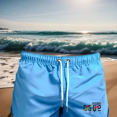 Men's quick drying beach shorts, athletic shorts, summer swimwear, Men's casual sports swim board, 2025 New beach fashion 1