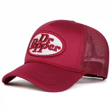 Unisex Dr Prpper Letter Embroidery Baseball Net Caps Spring and Summer Outdoor Adjustable Casual Hats Hip Hop Hat Sunscreen Hat 4