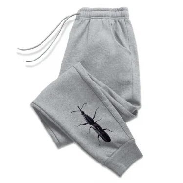 Men's Funny Sweatpants Real Insect Printed Trousers All Season Casual Sport Jogging Pants Male Home Outdoor Comfort Soft Joggers 2