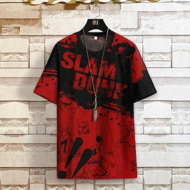Slam Dunk Short Sleeve Joint Shirt Men Women Big Summer Shirt Sakuragi Blossom Road Basketball Sports T-shirts for Children 2025 5