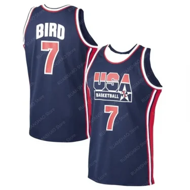 USA Basketball Jersey Tshirt Summer Men's Basketball Sleeveless Sports Vest T-Shirt Boys Basketball Training Wear Team T-Shirts 1