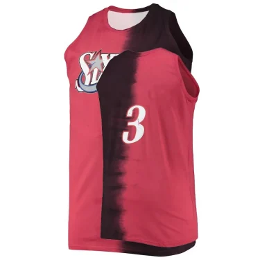 American Basketball Digital Printed Jersey Vest Round Neck Quick Drying Sports Vest Men'S Training Clothes Fitness Clothes Vest 2