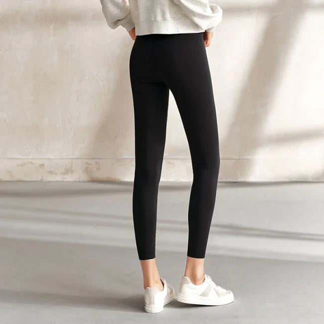 Semir Casual Pants Women Slimming Brushed Small Leg Pants New Autumn 2024 Show Long Legs Small People Nine-Point Shark Pants 6