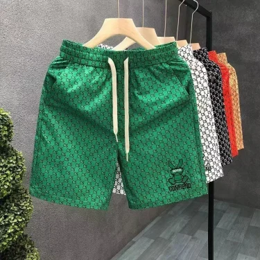 2024 Summer New Men's 3D Custom Quick-drying Trend Stacked Swimming Beach Pants Fashion Trend Essential Shorts Fashion Y2k 3