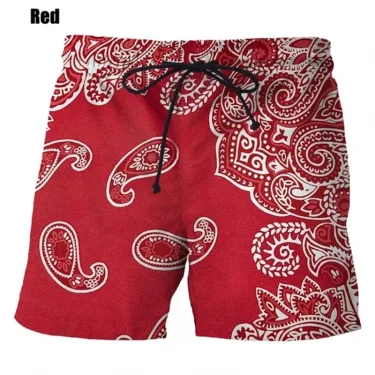 Ink Painting 3D Swimming Shorts Men Summer New Short Trunks Casual Comfort Beach Shorts Masculino Skateboarding Swimsuit 5