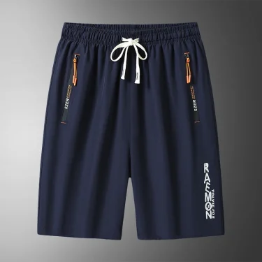 Summer Men's Elastic Waistband Stretchy Casual Shorts for Outdoor Sports Activities and Beach, Quick-Dry Breathable Design 5