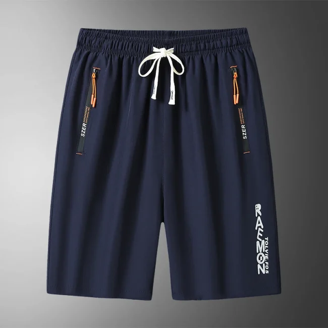 Summer Men's Elastic Waistband Stretchy Casual Shorts for Outdoor Sports Activities and Beach, Quick-Dry Breathable Design 5