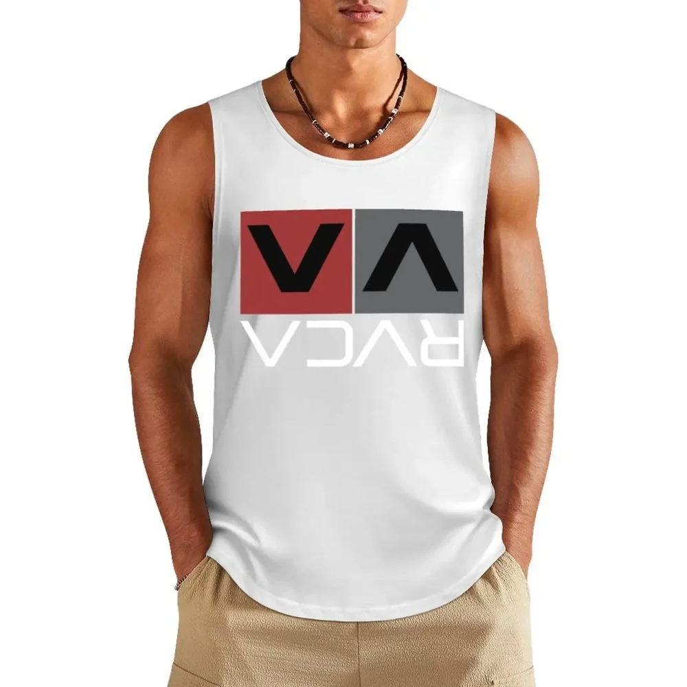 Funny Letter Print Men's Tank Tops Hawaiian Beach Surf Sleeveless Shirts Fashion Gym T-shirt Man Summer Casual Run Fitness Vest 2