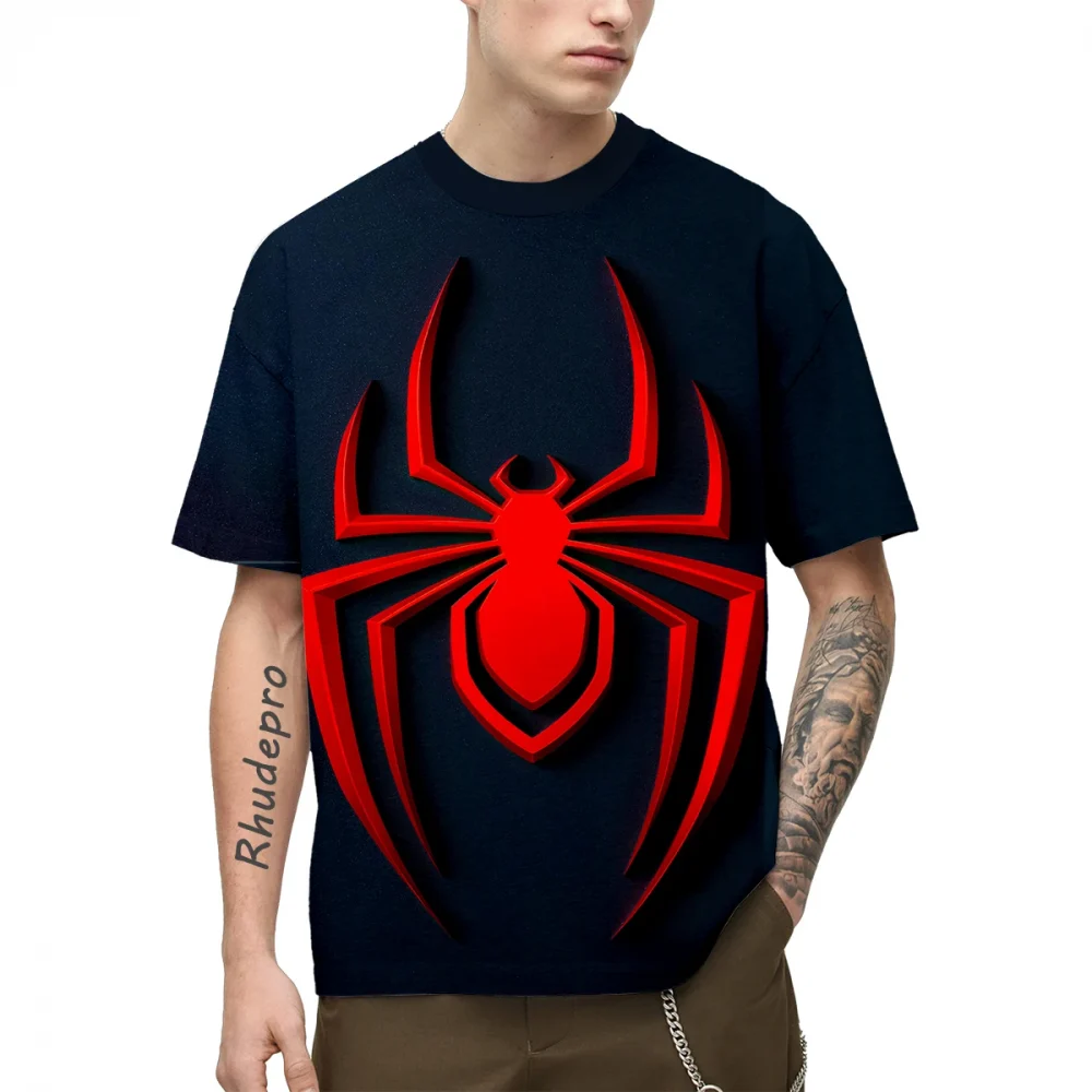 Miniso 2024 T-Shirt For Men 3D Printed Deadpool Venom Movie Streetwear Cool Women Clothing Summer Harajuku Short Sleeves Kids 2