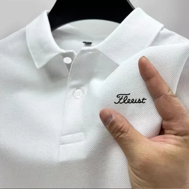 2025 New High Quality Polo Shirt Business Casual Comfortable Men's Golf Short Sleeve Polo Shirt Summer Letter Printed Top S-4XL 1