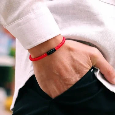 Grade A Keel Rope Bracelet Men Femme Lucky Red Thread Braclet Attract Mirco Magentic Couple Braslet Wealth Prosperity Brazalete 3