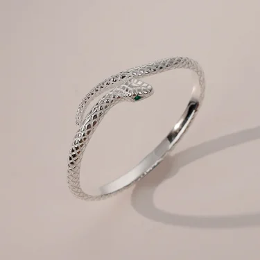 925 Sterling Silver Snake Shape Bracelet Charm Temperament Bracelet Birthday Party Gift Beautiful Jewelry for Woman Free Shippin 5