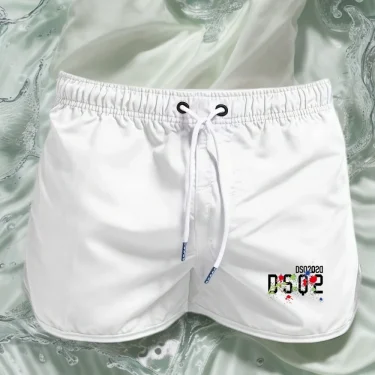 Men's quick drying beach shorts, athletic shorts, summer swimwear, Men's casual sports swim board, 2025 New beach fashion 2