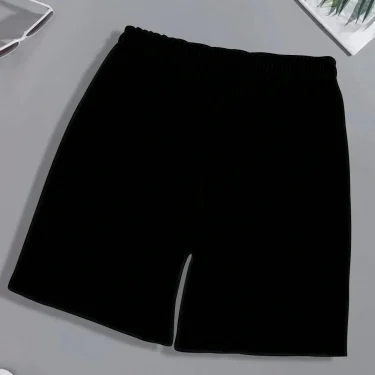 New Summer Men's Trendy Black Shorts Breathable Absorb Sweat Quick-drying Gyms Loose Beach Shorts Outdoor Sports Fashion Shorts 4