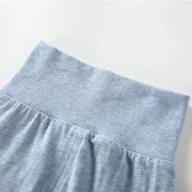 Summer Spring Newborn Baby Boys Girls Cotton High Waist Footed Pants Cansual Leggings with Feet Pyjama Trouser Panty hose 0-12m 3