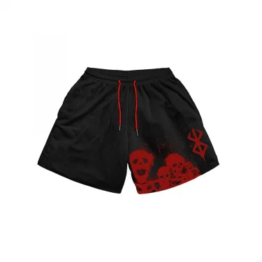New Anime 3D Printed Comic Gym Fitness Mesh Quick Drying Sports Fashion Shorts Breathable Summer Suitable For Both Men And Women 2