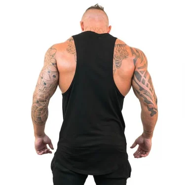 Brand Casual Gym Tank Tops Men Cotton Sleeveless Fashion Bodybuilding Clothing Undershirt Fitness Stringer Muscle Workout Vest 6