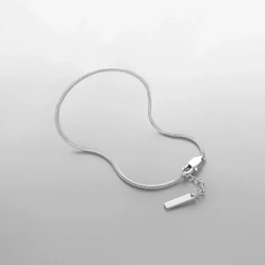 men jewelry 1.5MM Square chain Bracelet Titanium steel Bracelet simple Simple new Jewelry Wholesale direct Marketing 2