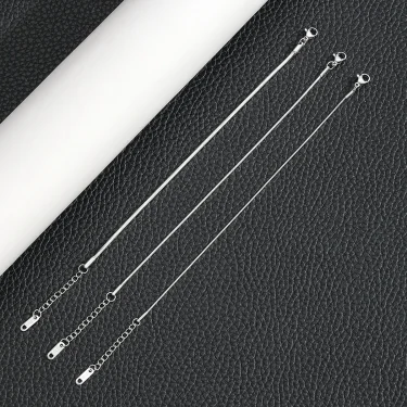Simple MEN Stainless Steel Square Snake Bone Chain Bracelet Hip-Hop Jewelry Trendy Party Accessories Bracelet For Women 5