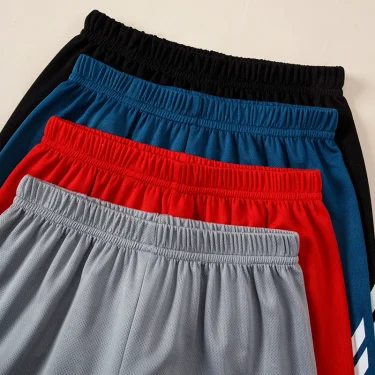 1/4 Piece Children's Fashion Printing Quick-drying Breathable Shorts Boy Running Basketball Football Joker 5 Pants Student Beach 3