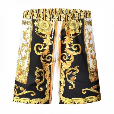 Luxury Gold Summer Swimwear Breathable Surf Board Hawaii Beach Men's Shorts Quick Dry Swimsuit Sports Trunks Swim Wear Swimming 1