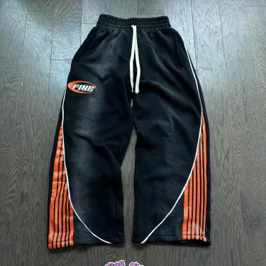 Y2k Fashion Stripes Pants New American Trend Hip Hop Men Women Jogger Drawstring Sweatpants Oversize Cargo Trousers Streetwear 2