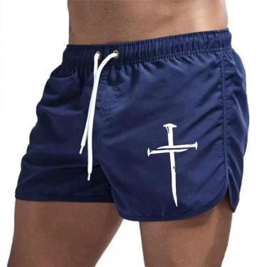 Summer Men's Beach Shorts 2025 Beach Trunks Gym Jogging Casual Pants Quick Drying Swimming Homme Surf Ventilate Seaside Shorts 3