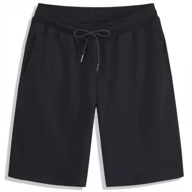 Summer Solid Men's Shorts Elastic Drawstring Shorts Joggers Loose Fitness Breathable Sports 5 piece Cotton Outfit Casual Pants 3