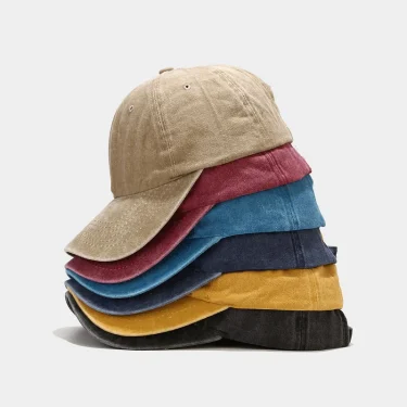 2022 New Spring Summer Cap Washed Cotton Baseball Cap Men Women Casual Adjustable Outdoor Trucker Hat Snapback Casquette 2