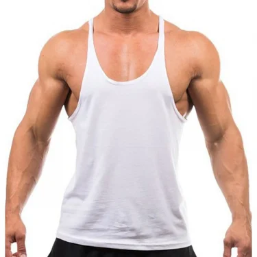New Fashion Cotton Sleeveless Shirts Tank Top Men Fitness Shirt Mens Singlet Bodybuilding Workout Gym Vest Fitness Men 1