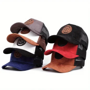 Summer Mesh Baseball Cap Women Men Snapback Hat Casual Breathable Letter Icon Unisex Hip Hop Trucker Caps Outdoor Sports Dad Hat 2