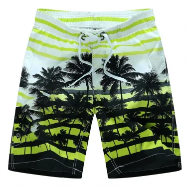 Coconut Tree Mens Swimwear Beach Shorts Surf Board Shorts Sportwear Pant Boy Short Swimsuit Kids Summer Briefs Swimming Trunks 3