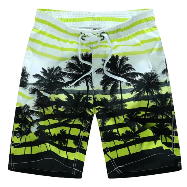 Coconut Tree Mens Swimwear Beach Shorts Surf Board Shorts Sportwear Pant Boy Short Swimsuit Kids Summer Briefs Swimming Trunks 3