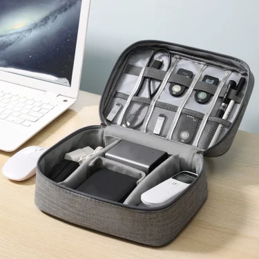Cable Storage Bag Waterproof Digital Electronic Organizer Portable USB Data Line Charger Plug Storage Bag Travel Cable Organizer 4