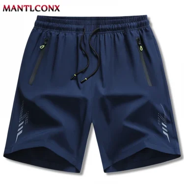 Summer New Men's Shorts Gym Fitness Quick Dry Running Sports Board Shorts Men Classic Joggers Bottom Black Short Pants Man M-4XL 3