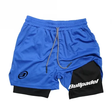 New Men's Padel Sport Shorts Summer Male Breathable Tennis Shorts Quick-Drying Badminton Trousers Outdoor Running Sportwear 6