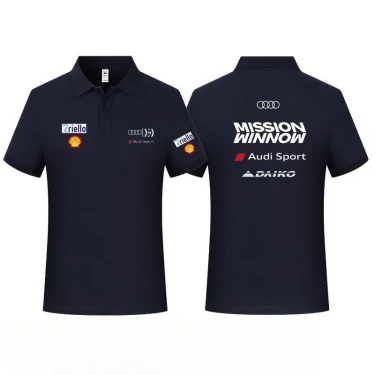 Racing Fans Enthusiasts Cool Polo Shirts T-shirts Icy F1 Peripheral Racing Clothes Team Short Sleeves Ins Men's Clothing 2