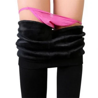 YRRETY Winter Warm Velvet Thick Skinny Pants Women High Waist Leggings Female Clothing Pencil Pants Femme Thermal Trousers Hot 4
