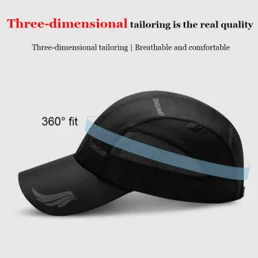 2024 Summer Brand For Men Sports Running Sweat Baseball Cap Male Canada Golf Quick Dry Women Kpop Solid Snapback Bone Mesh Hat 2