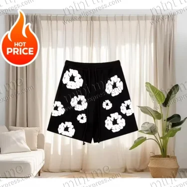 New Men's Casual Loose Summer Fashion Shorts Women's 3D Printing Wood Grain Pattern Beach Wear Quick-drying Sweat Absorption 3