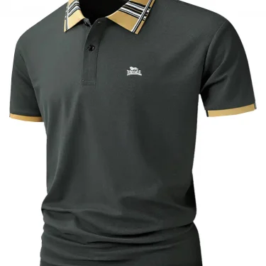 New European High Quality Men's Shirt Polo Men's T-shirt Embroidered Polo Shirt Men's Clothing T-shirt Men's T-shirt Short Sleev 3
