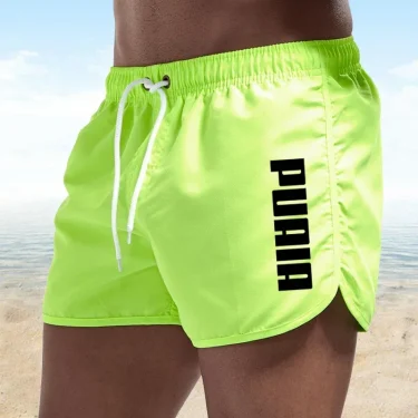 New Hot Summer Swim Trunks Sport Gym Running Breathable Shorts Male Beachwear Beach Shorts Quick Dry Mens Siwmwear Board Briefs 5