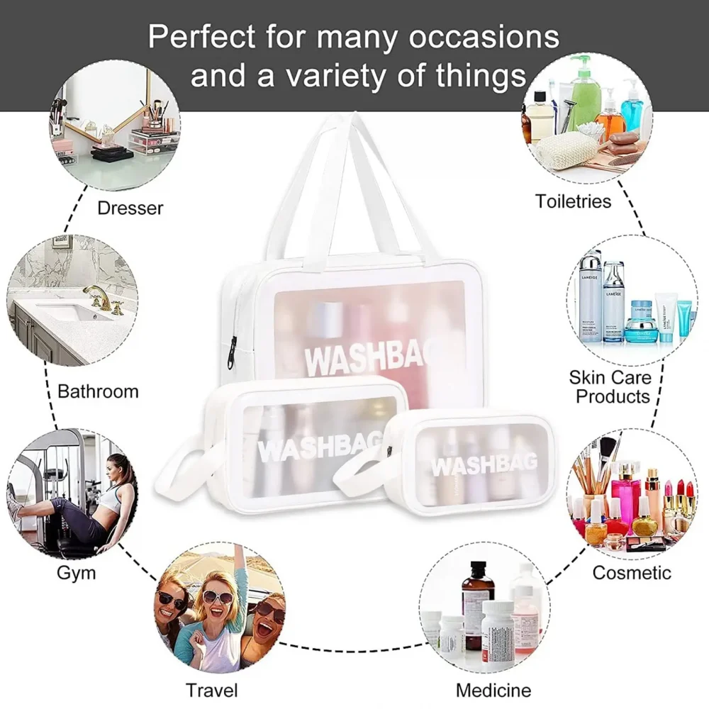 Cosmetic bag female portable 2025 new senior travel large capacity handheld waterproof cosmetic storage bag box wash bag 6