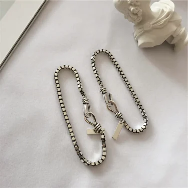 925 Sterling Silver Geometric Bracelet Simple Charm Elegant Women Accessories Birthday Party Gift Exquisite Jewelry Free Shippin 3