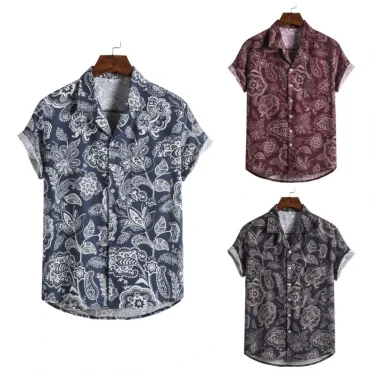 New Luxury Men's Polo Shirt Man T-shirt Shirts And Blouses Fashion Clothing Social T-shirts Hawaiian Cotton Oversize 5