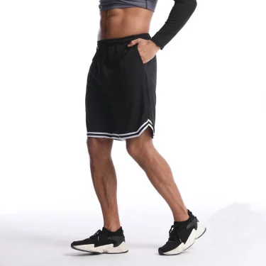 1pcs Men Summer Sports Training Shorts Casual Loose Breathable Fitness Running Speed Drying American Five Point Shorts 1